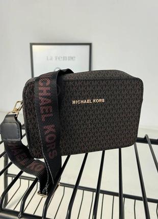 Жіноча сумка з еко-шкіри michael kors молодіжна, брендова сумка через плече8 фото