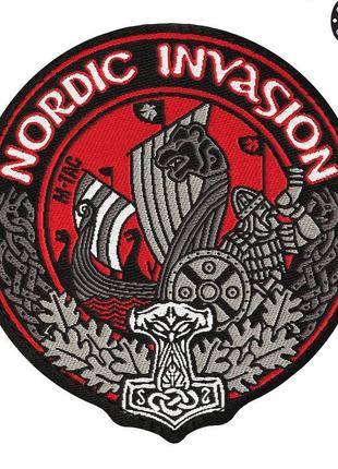 M-tac нашивка nordic invasion (жакард)