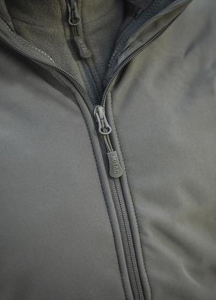 M-tac куртка soft shell з підстібкою olive8 фото