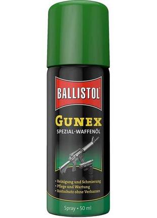 Масло збройове ballistol gunex 50 мл