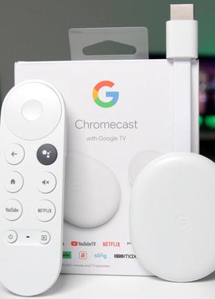 Смарт тв-медіаплеєр google chromecast with google tv 4k