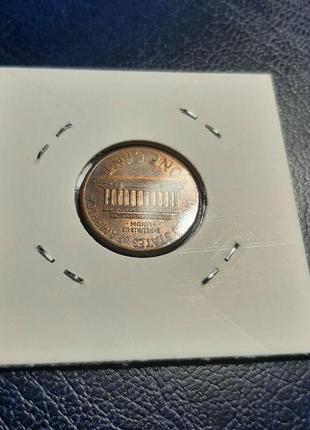 Монета сша 1 цент, 1992 року, без мітки монетного двору8 фото