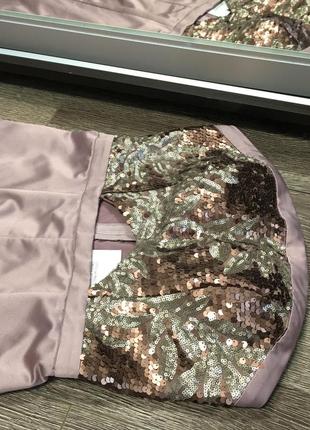 Вечернее платье true decadence со шлейфом и пайетками