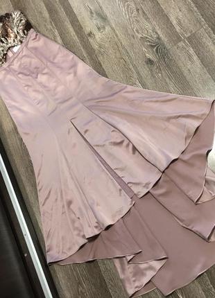 Вечернее платье true decadence со шлейфом и пайетками4 фото