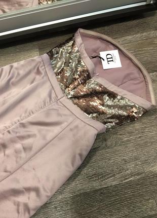 Вечернее платье true decadence со шлейфом и пайетками