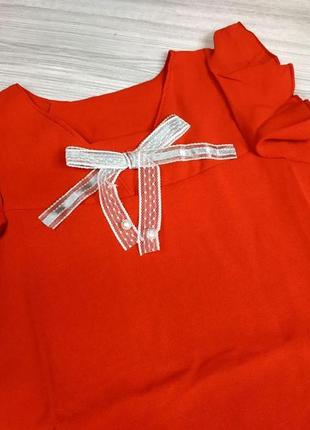 Літній костюм для дівчинки червоний 4329, розмір 1102 фото