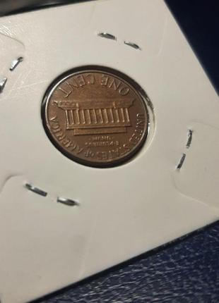 Монета сша 1 цент, 1980 року, lincoln cent, без мітки монетного двору4 фото