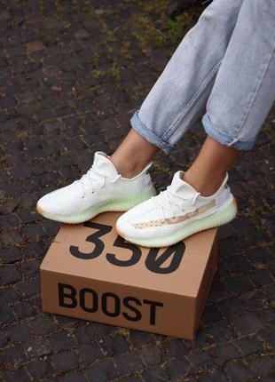 Жіночі кросівки adidas yeezy boost гіпер м'ята 350 v2 hyperspace mint9 фото