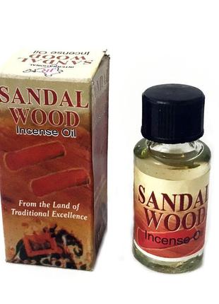 Ароматична олія сандал "sandal wood", індія 8 мл