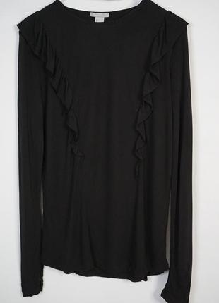 Женская нарядная кофточка в сетку с воланами гольф сетка водолазка блузка блуза l5 фото