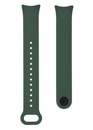 Силиконовый ремешок emy original design xiaomi mi band 8 atrovirens