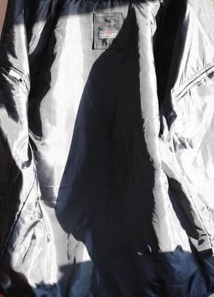 Велика шкіряна чоловіча куртка m.flues. німеччина 58-602 фото