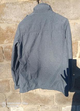 Функціональна куртка, вітровка софтшел із плюшевою підкладкою...7 фото