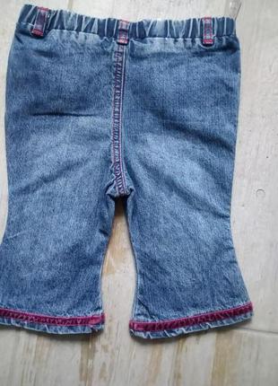 Дитячі легенькі джинси з вишивкою5 фото