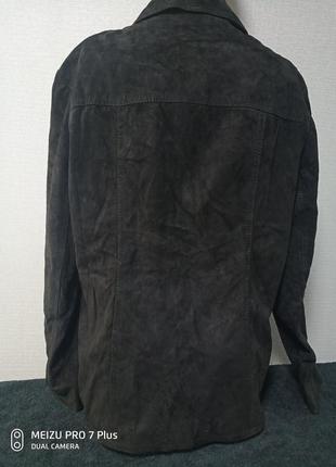 Чоловіча куртка, піджак з натуральної замші2 фото