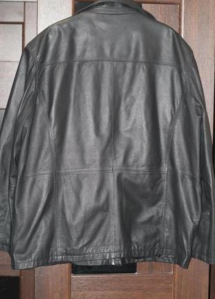 Добротна шкіряна куртка canda 58-603 фото