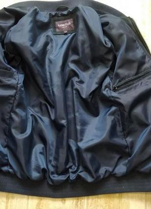 Шкіряна  оригінальна куртка limited6 фото