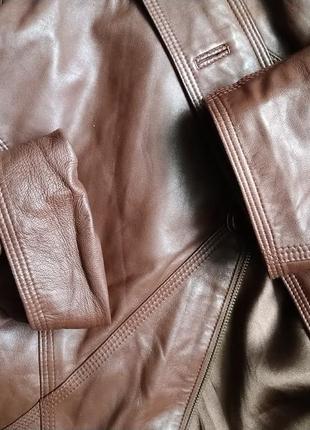 Куртка из кожи наппа tesatti creation италия10 фото