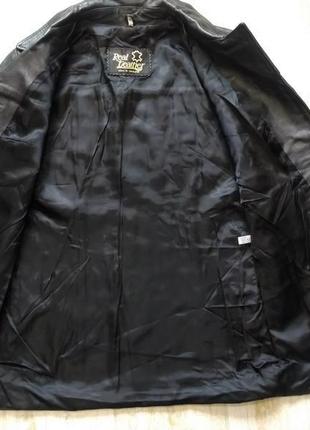 Шкіряна куртка, піджак  real leather англія, натуральна шкіра5 фото