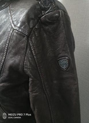 Фірмова шкіряна куртка gipsy розмір м2 фото