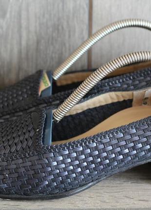Плетені туфлі з натуральної шкіри theressia m1 фото