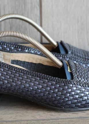 Плетені туфлі з натуральної шкіри theressia m10 фото