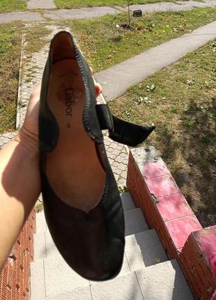 Розкішні туфлі gabor з натуральної шкіри5 фото