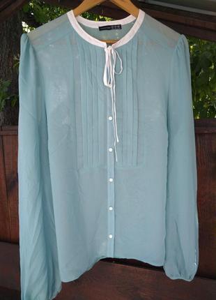 Елегантна шифонова блуза в стилі шанель3 фото