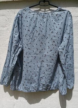 Легка котонова блуза, туніка samoon by gerry weber2 фото