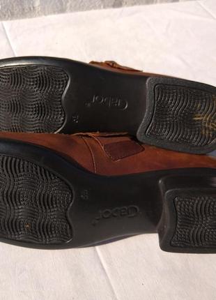Комфортні туфлі з натуральної шкіри gabor7 фото