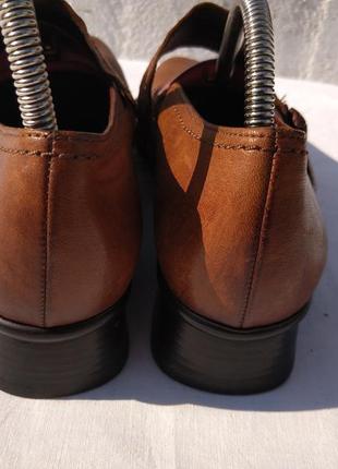 Комфортні туфлі з натуральної шкіри gabor8 фото