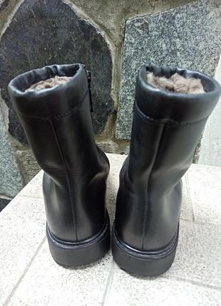 Теплі натуральні черевики, чоботи на цигейкі fretzmen9 фото