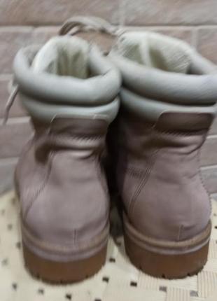 Утеплені черевики нюдового кольору alyssa9 фото