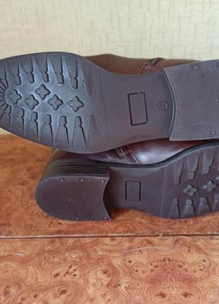 Нові шкіряні демісезонні чоботи canda4 фото