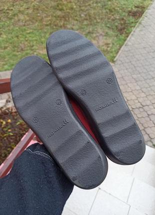 Комфортні домашні тапочки, туфлі на липучці romika німеччина 4...7 фото