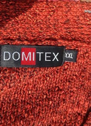 Стильний в'язаний кардиган в стилі бохо xxl domitex7 фото