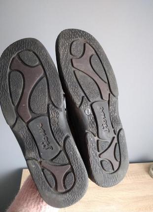 Шкіряні  комфортні туфлі sioux8 фото