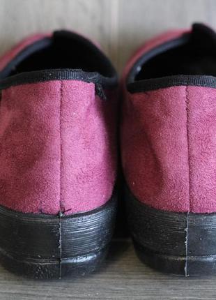 Затишні домашні тапочки, туфлі на липучці fischer 39-40 розмір3 фото