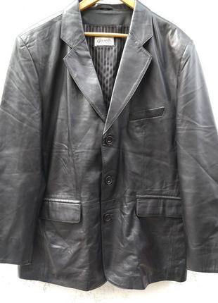 Шкіряний піджак, куртка, вітровка з шкіри nappa gazelli creati...1 фото