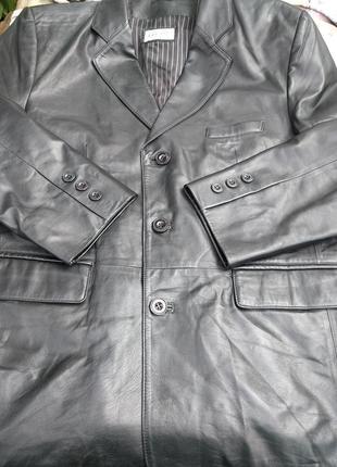 Шкіряний піджак, куртка, вітровка з шкіри nappa gazelli creati...7 фото