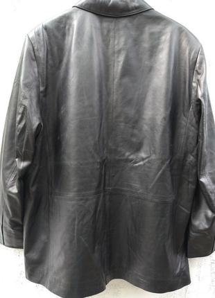 Шкіряний піджак, куртка, вітровка з шкіри nappa gazelli creati...8 фото