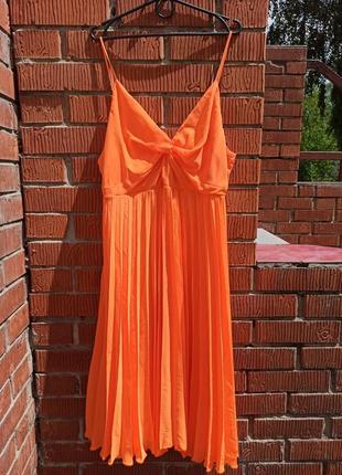 Плісироване сукню міді на бретельках asos8 фото