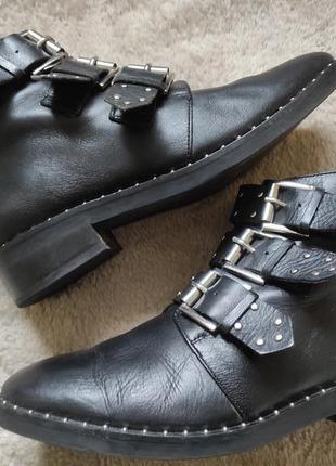 Комфортные кожаные ботинки, ботильоны от asos3 фото