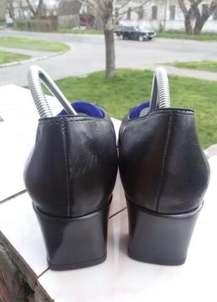 Стильні туфлі з натуральної шкіри ara5 фото