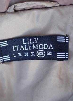 Стеганная демисезонная куртка lily italy moda2 фото