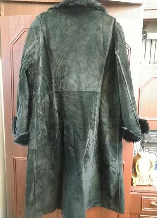Стильная замшевая дубденка, пальто на меху от h&m5 фото