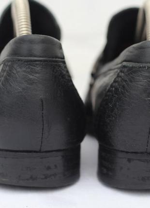 Класичні шкіряні туфлі, мокасини made in spain, натуральний...4 фото