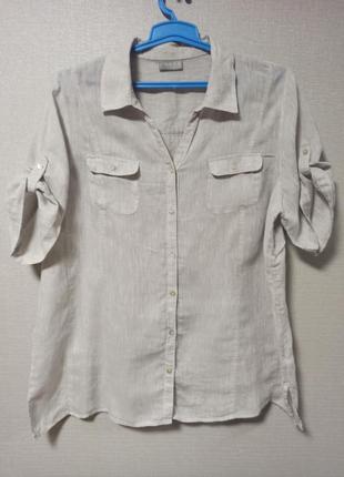 Лляна блуза, рубашка5 фото
