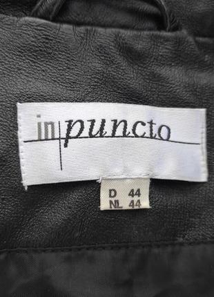Шкіряний піджак. куртка in puncto f487 фото