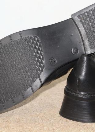 Комфортні шкіряні туфлі  rieker  41-425 фото